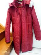 manteau mi-long rouge femme L