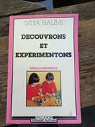 livre découvrons et ecperimentons