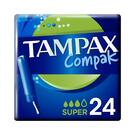 1 boite Tampax compak super boite de 24 quasiment pleine