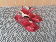 Nu-pieds rouge pointure 38