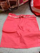 Jupe rouge orange t36