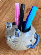 Pot à crayon en céramique artisanale