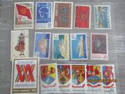 16 timbres oblitérés Roumanie