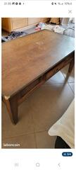 table basse bois massif