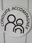 signalétique conduite accompagnée