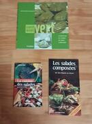 lot de livres de cuisine salades