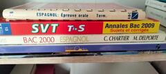 livres en français ou en espagnol, le lot ou à l'unité