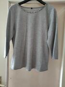 donne Pull Gris