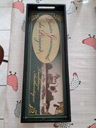 plateau en bois 43 cm sur 15,5 cm