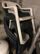 chaise de jardin en plastique