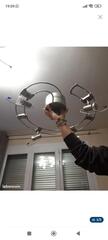 Lampe luminaire plafonnier 4 spots led