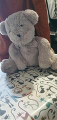 peluche ours gris