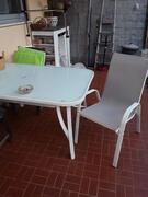 table dessus verre
