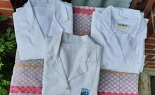 3 blouses blanches manches longues 40/42