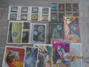 25 timbres - Thème espace - divers pays