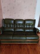canapé cuir vert