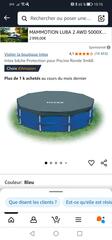 Bâche piscine intex