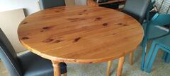 table ronde en bois