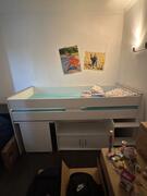 Donne lit mezzanine enfant avec bureau intégré – URGENT