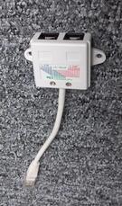 Splitter RJ45 (1 connecteur Mâle - 2 connecteurs femelles)
