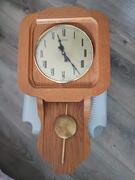 Pendule bois avec balancier à pile