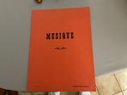 Cahier de musique
