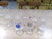 verres à vin avec mentions publicitaires