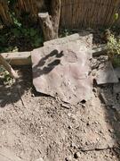 Pierres plates pour pavement jardin