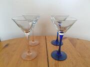4 verres cocktails