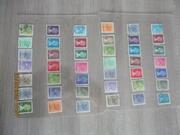 42 timbres oblitérés - Reine Elizabeth II- G-Bretagne
