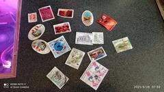 lot timbres oblitere