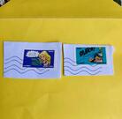 Timbres oblitérés série Astérix