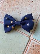 pince cheveux bleu marine