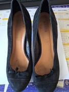 Escarpins noirs daim taille 37