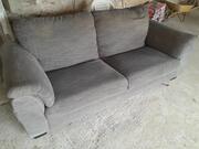 canapé ikea gris tissu