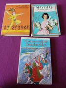 3 vieux livres bibliothèque rose