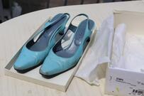 nu-pieds bleus – pointure 37,5