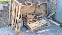 palettes / bois à bruler