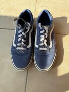 chaussures vans toile bleu