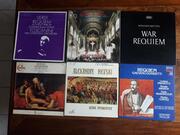 Lot d'une vingtaine de vinyles 33T classique : Requiem, messes