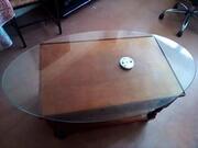 Plateau en verre a poser sur une table