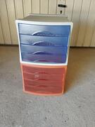 Rangement de bureau en plastique