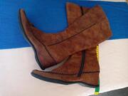 bottes en daim taille 36