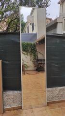 2 x Portes de placard Miroir / Aggloméré h240 x l240