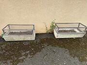 lot de deux jardinières