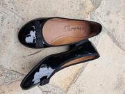 ballerines légères noires cirées