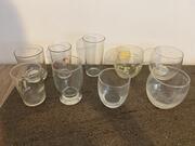 Lot de verres dépareillés