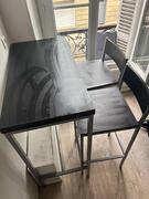 table haute ( mange debout) + 2 tabourets
