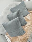 lot de 7 oreillers gris de canapé