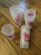 Lot de 11 verres en plastique